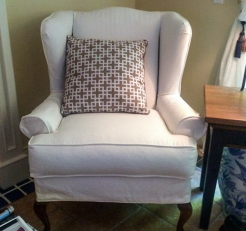 Custom slipcover Custom slipcover